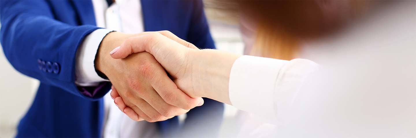 business people shaking hands